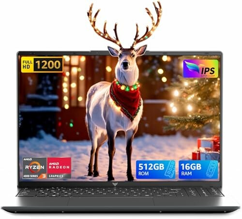 Computadora portátil Tivique de 16 pulgadas