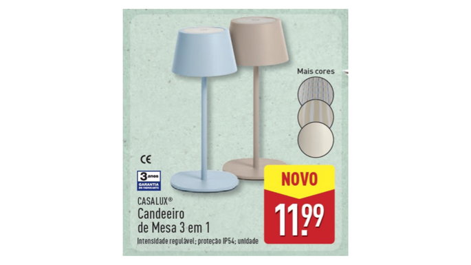 lámpara por 11,99 euros