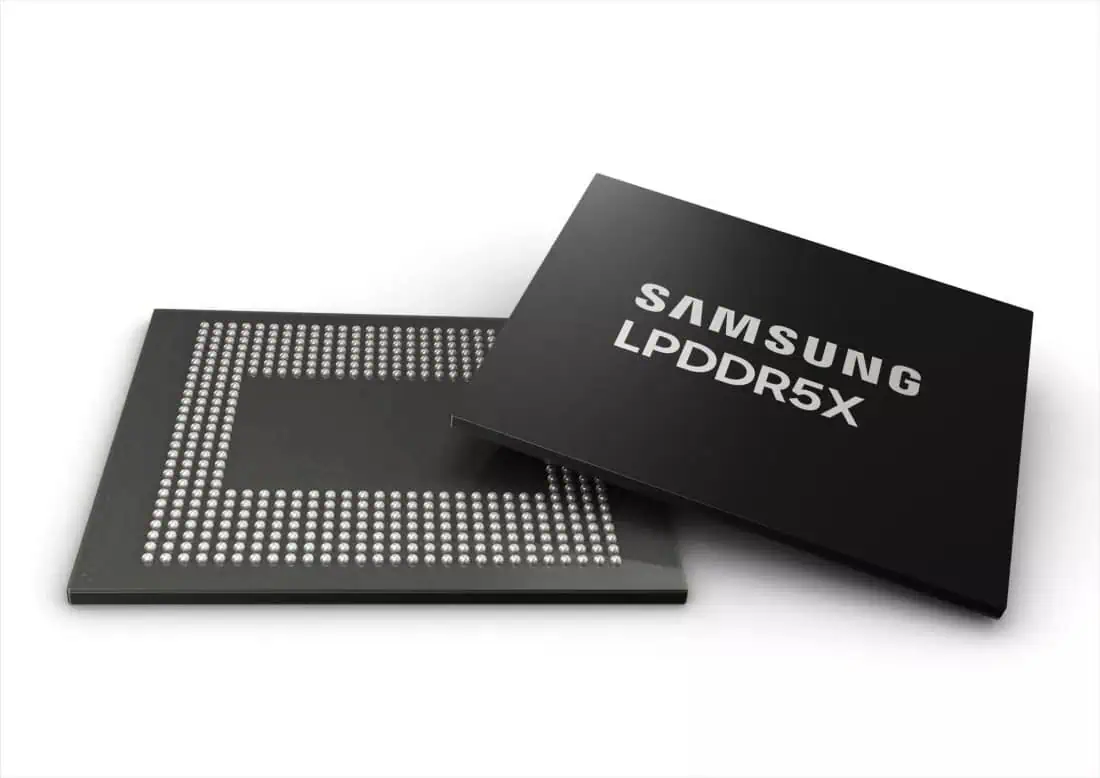 Samsung, memoria RAM, LPDDR5X
