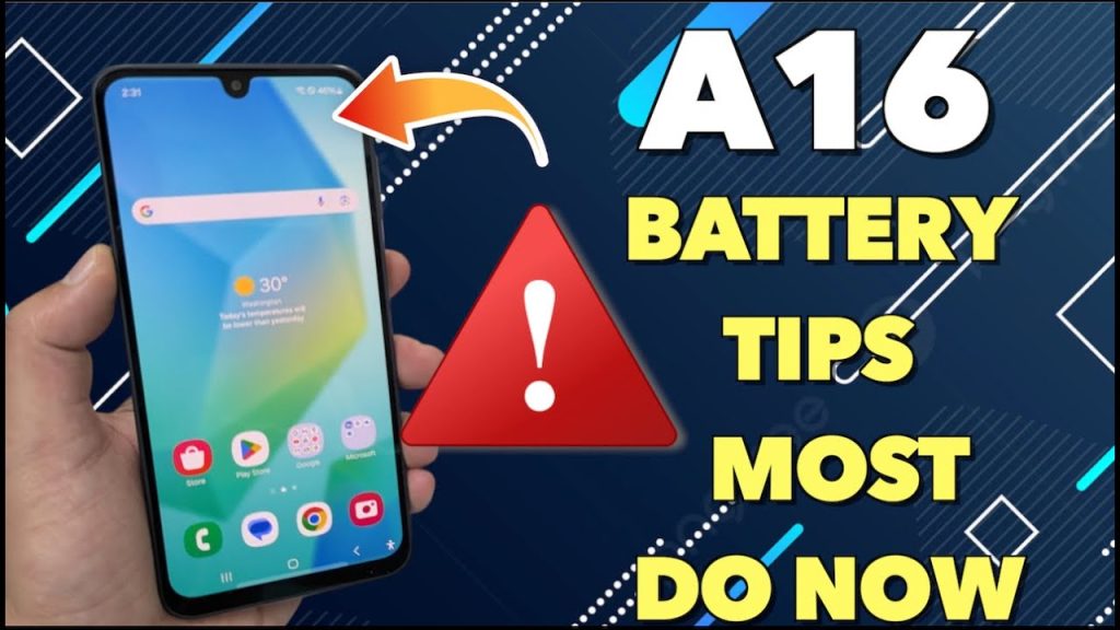 Revisión de la batería del Samsung Galaxy a16