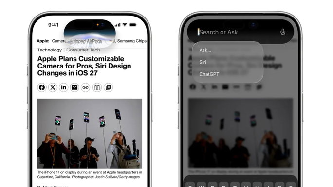 Las Primeras Imágenes De IOS 27 Revelan La Nueva Siri Con IA Y Nuevas ...