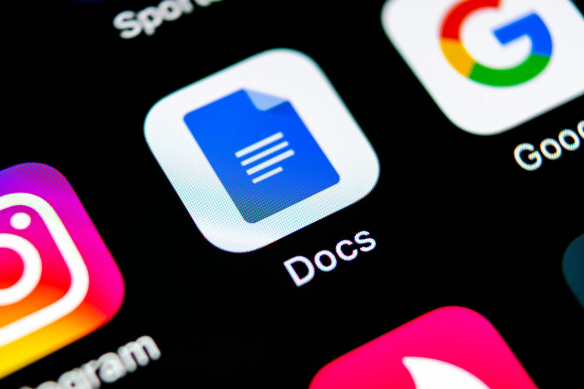 crear documentos en un teléfono inteligente Android, trucos de Google Docs