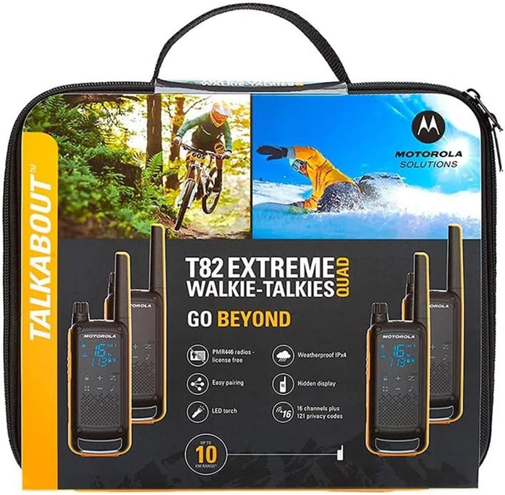 Seguridad y control total: Guía del walkie talkie Motorola T82 Extreme