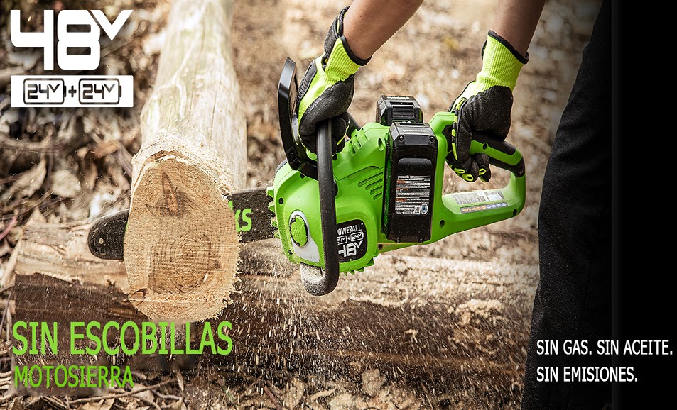 La Guía Definitiva de la Motosierra a Batería Greenworks 48V: Potencia y Comodidad para tu Jardín