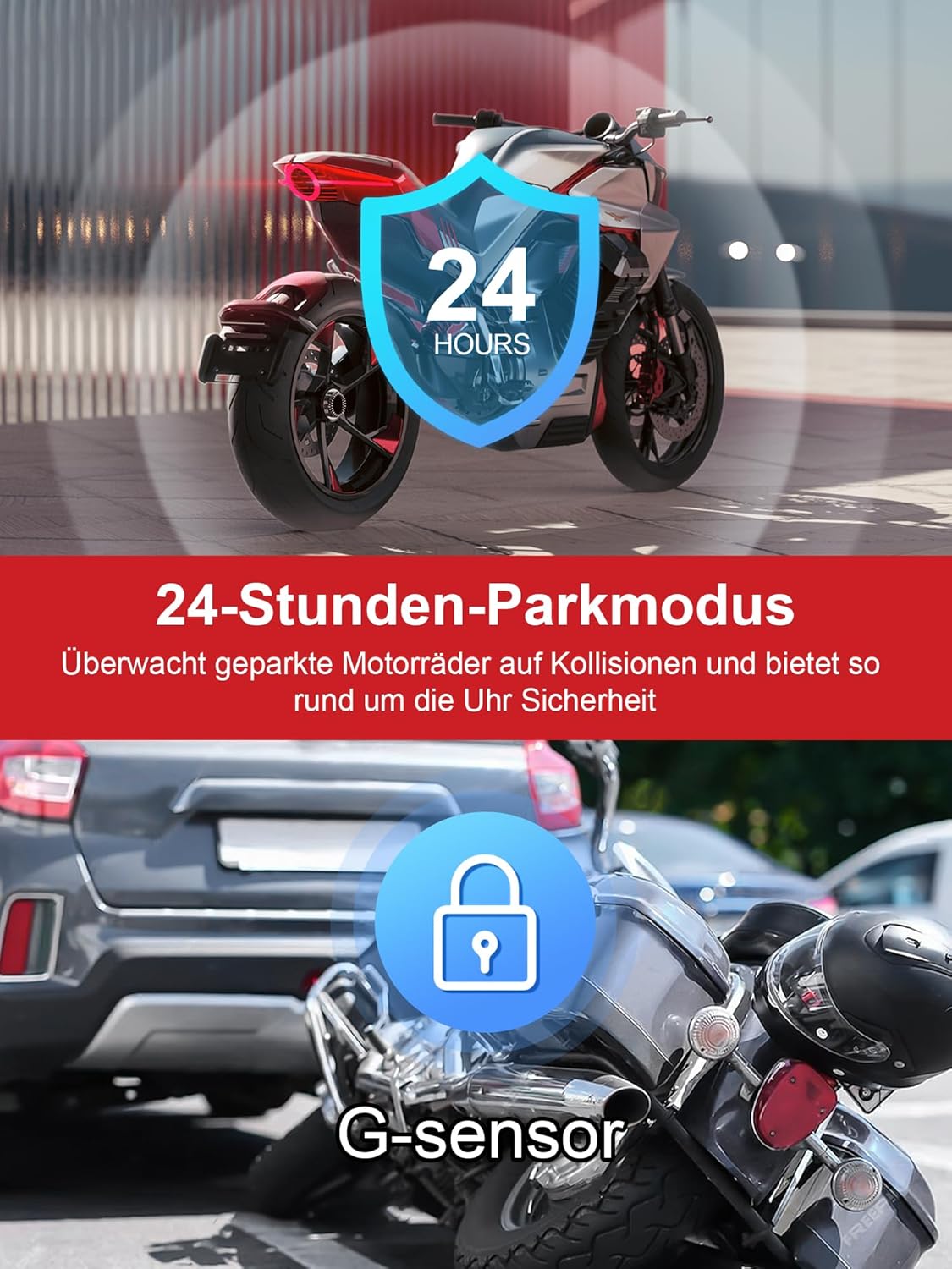 Seguridad 2K con la Cámara de tablero de motocicleta INNOVV K7