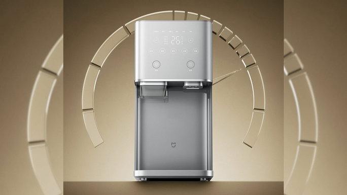 Aparato Xiaomi 2 en 1 fabricador de hielo y dispensador de agua caliente