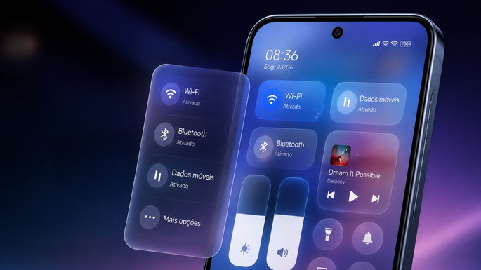 Xiaomi podría llevar el “efecto cristal” de Apple a HyperOS 4