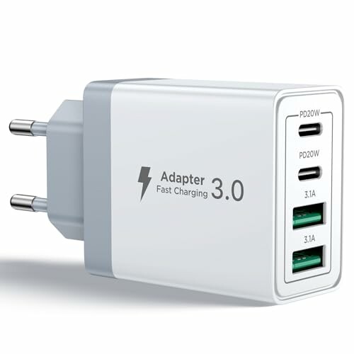 Cargador Aioneus USB C 40W 4 Puertos