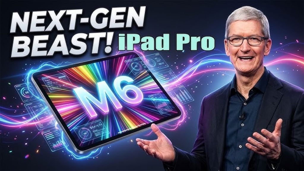 el lanzamiento del nuevo iPad Pro M6