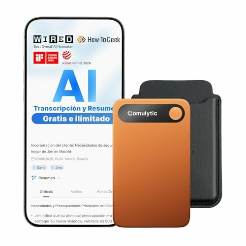 Grabadora de voz Comulytic Note Pro AI