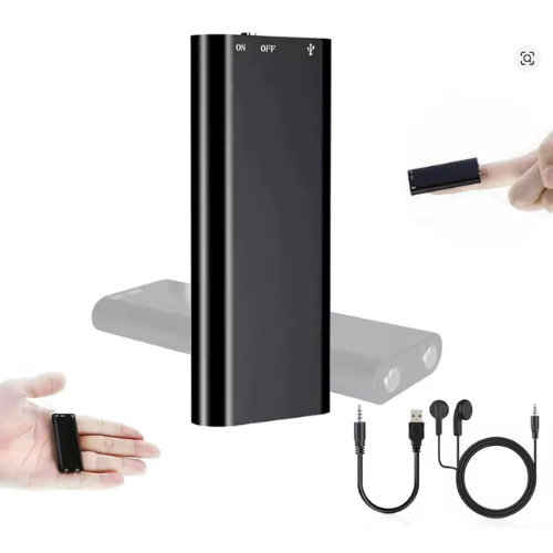 Mini grabadora de voz ultrafina de 8 GB/16 GB