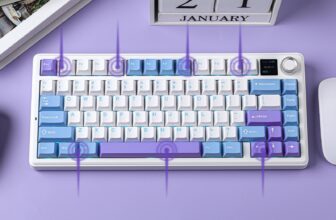 EPOMAKER x Aula F75 MAX Review: El teclado mecánico compacto que está conquistando a gamers y profesionales
