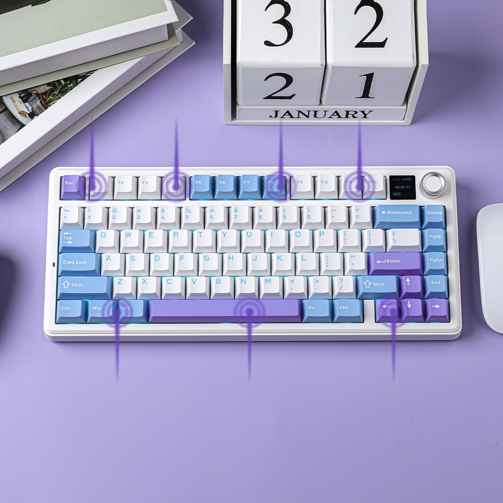 EPOMAKER x Aula F75 MAX Review: El teclado mecánico compacto que está conquistando a gamers y profesionales