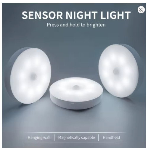 Luces nocturnas con sensor de movimiento de 3 piezas en blanco cálido/blanco frío