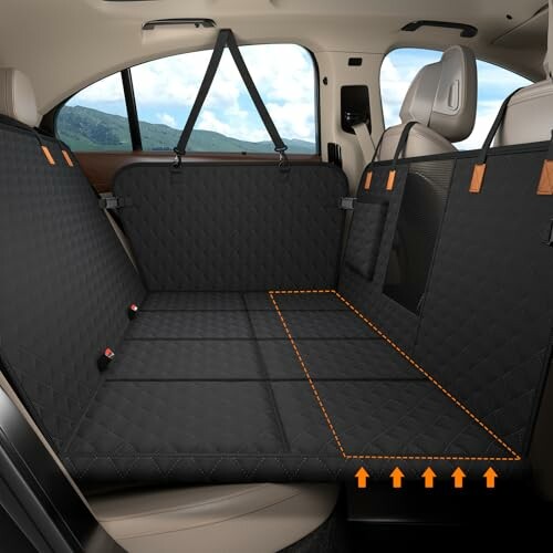 BMaoBBo Protector de Coche para Perros 127x62 cm