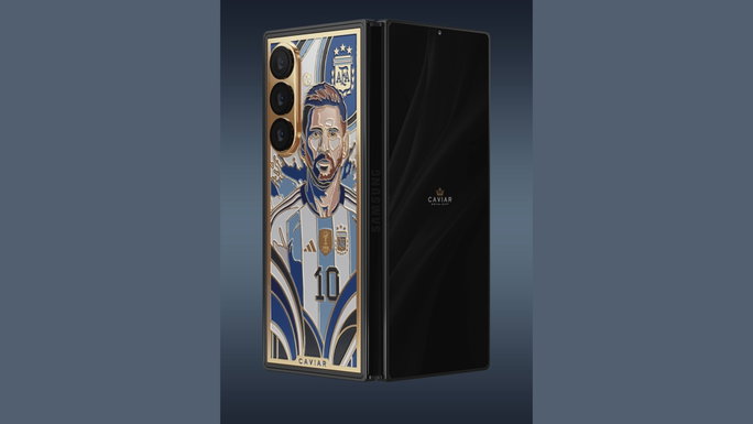Messi Argentina teléfono inteligente Galaxy Z Fold 8 Ultra Mundial 2026