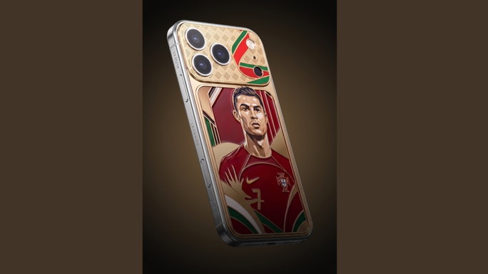 Cristiano Ronaldo Portugal smartphone iPhone 17 Pro Copa del Mundo 2026