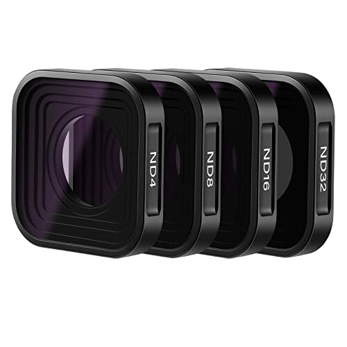 NEEWER Paquete de 4 Filtros ND4 ND8 ND16 ND32