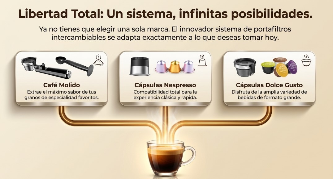 La Cafetera Gadnic CUK CM3000 Hace Café de Barista en Casa - Ofertas Mercado Libre Argentina