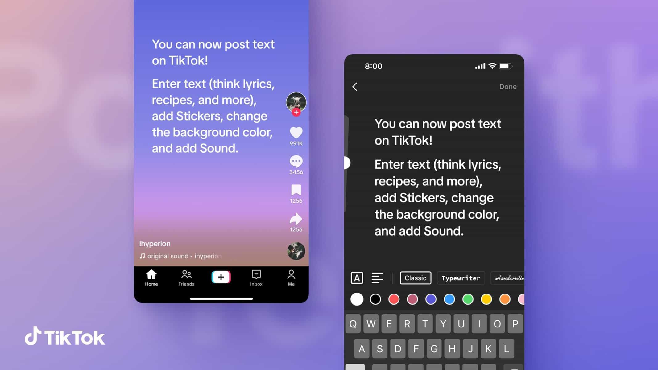 mensajes de texto de tiktok