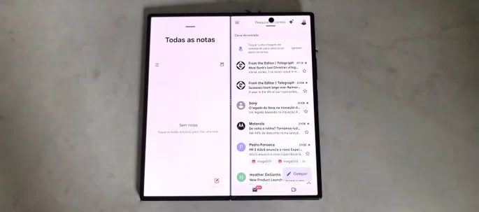 Samsung Galaxy Z Fold8 Ultra con múltiples ventanas