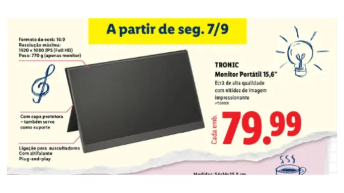 monitor portátil
