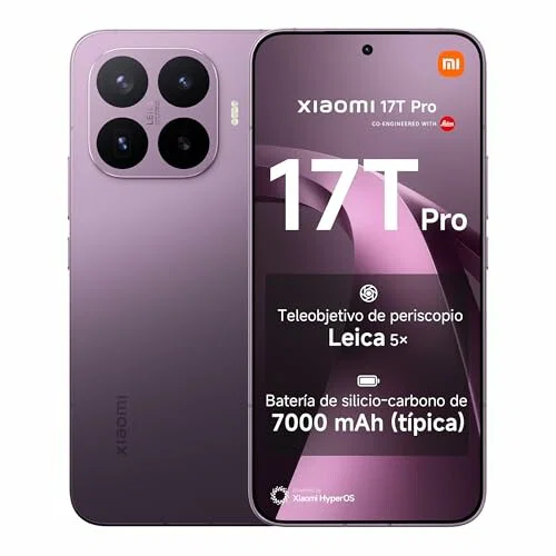 XIAOMI 17T Pro Smartphone 12+512 GB Violeta