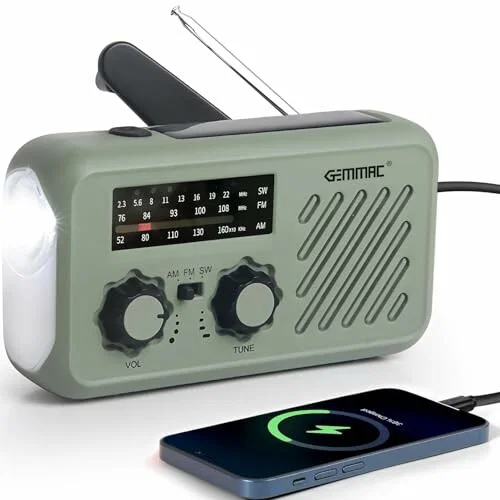 Radio de emergencia portátil Gemmac XLN-297WB
