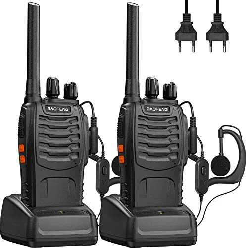 Walkie-talkies Baofeng PMR446, 16 canales, 2 unidades