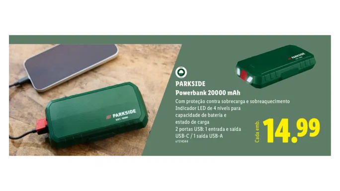powerbank por 14,99 euros