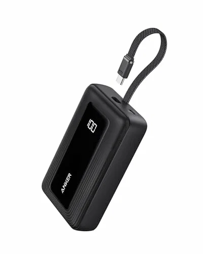 Anker Zolo Power Bank 20.000 mAh 30 W con cable USB-C incorporado
