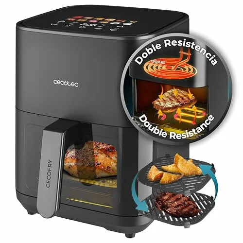 Cecotec Freidora de Aire 4 L Cecofry&Grill Duoheat 4000 1900 W