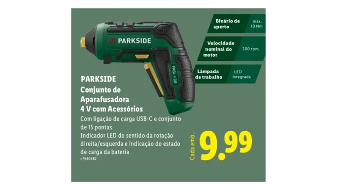 Destornillador 4V con batería