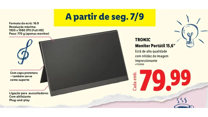 monitor portátil