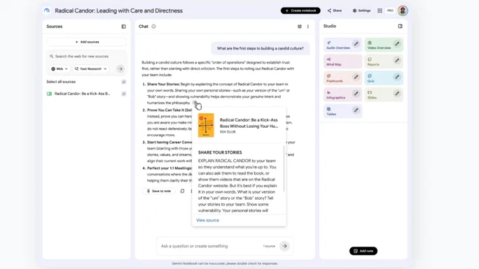 Google añade más de 100 mil libros a Gemini Notebook