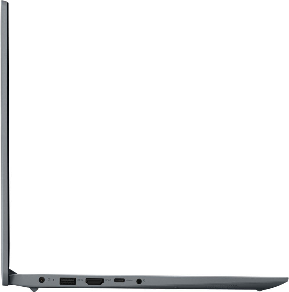Lenovo Ideapad 1 15.6" HD Laptop, AMD Athlon Silver 7120U Processor, 4GB DDR5, 128GB SSD, AMD Radeon Graphics, Windows 11 Home, Gray, Bundle with USB 3.0 Hub - Imagen 4