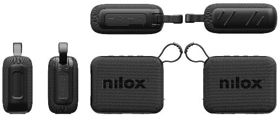Nilox Powerful and compact Bluetooth speaker, 5W power, modern and sporty design, 1200mAh battery with duration of up to 4.5 hours - Imagen 3