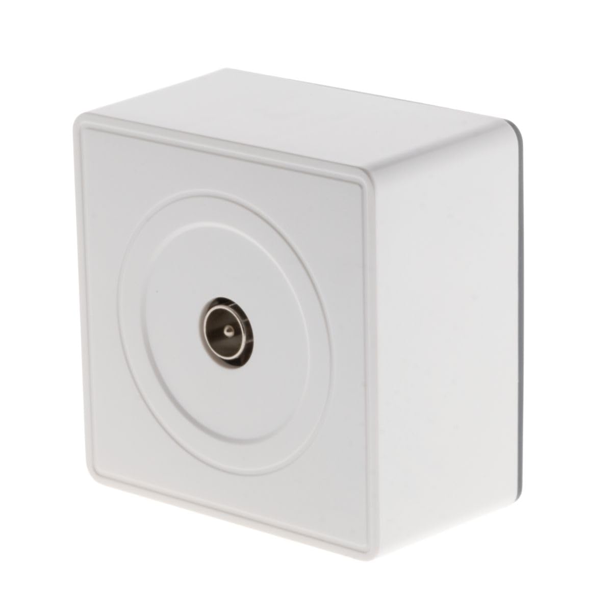 Zenitech - White surface TV socket D.9.5 mm - Vulco range