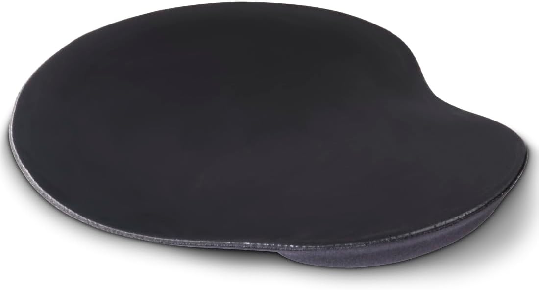 Hama | Ergonomic Mouse Pad (Mat with Gel Wrist Rest, Non-Slip Base, Mousepad, PC, Laptop) Black - Imagen 3