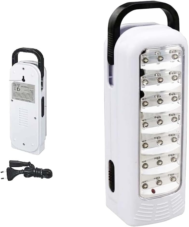 GC GLOBALCOMMERCE Portable Rechargeable Emergency Lamp 21 LED White Light - Imagen 5