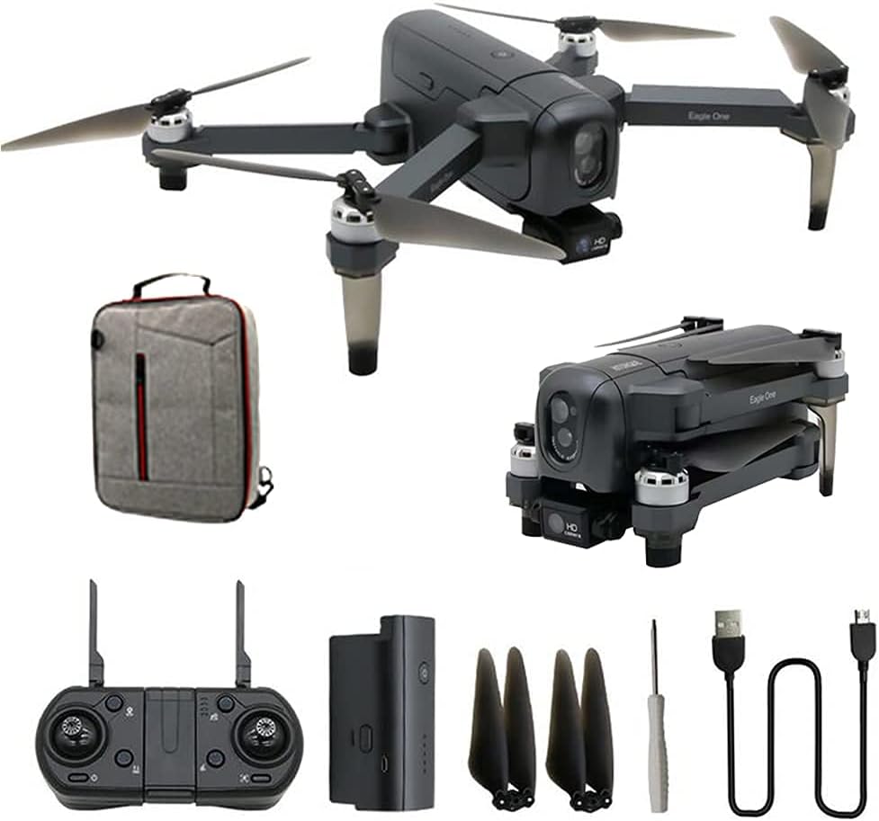 GPS Aerial Drone with 4K HD Camera for Adults, 60 Minutes Flight Time, Mini FPV Quadcopter with Live Video, Intelligent Obstacle Avoidance, Remote Control Range2000M