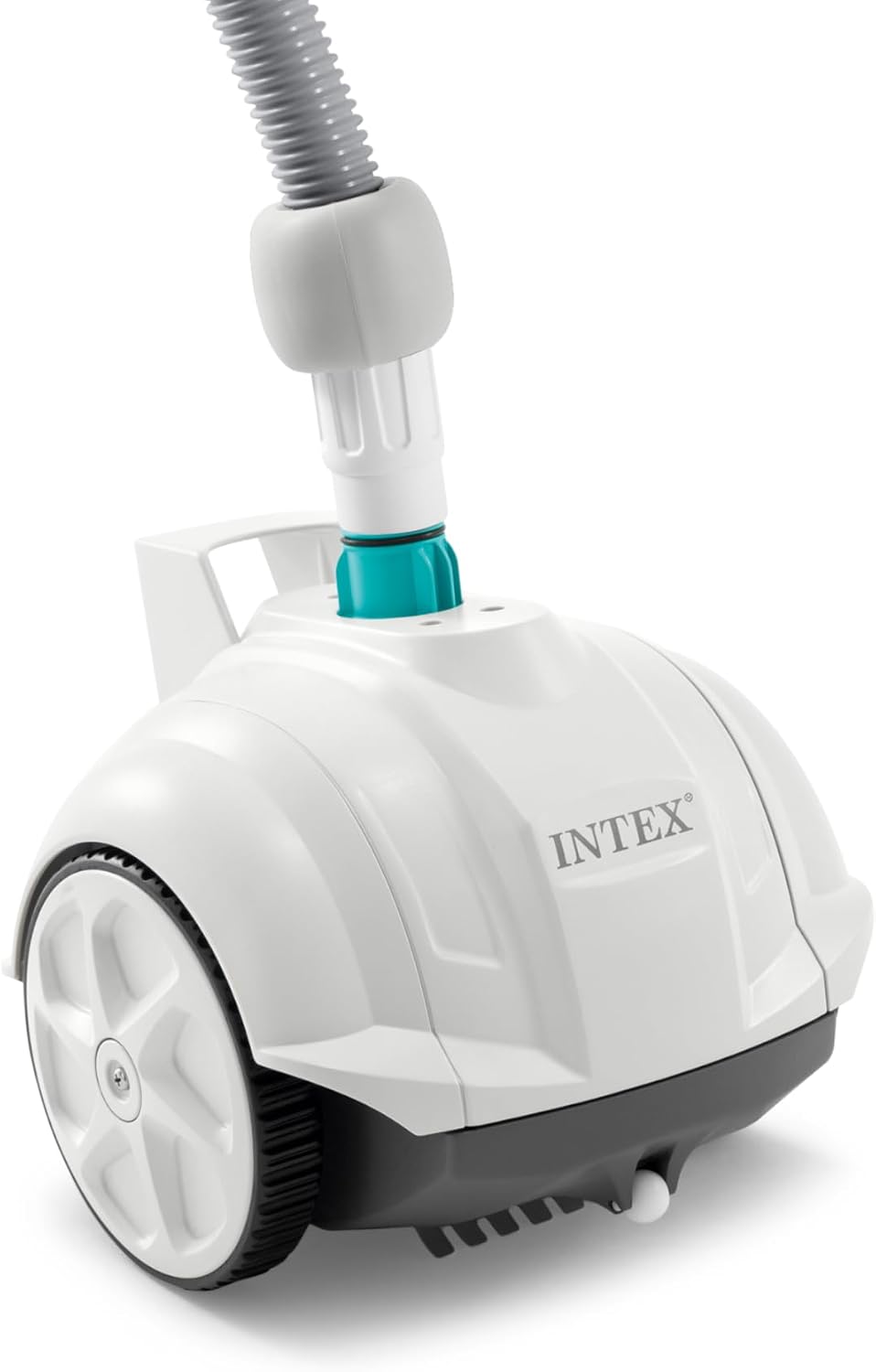 Intex 55251 – Krystal Clear ZX50 Pool Cleaner Robot, Automatic Pool Bottom Cleaner, 6.5 m Anti-Tangle Hose, 0.8L Waste Container and Automatic Turn, Pool Cleaner