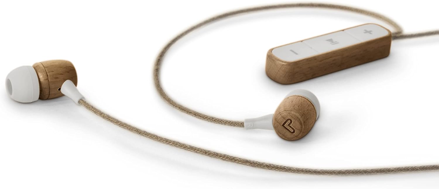 Energy Sistem Earphones Eco Bluetooth Beech Wood Headphones (In-ear, Sustainable Wood, Hemp Cable, Microphone, USB Type C, Bluetooth 5.1) - Beech - Imagen 7