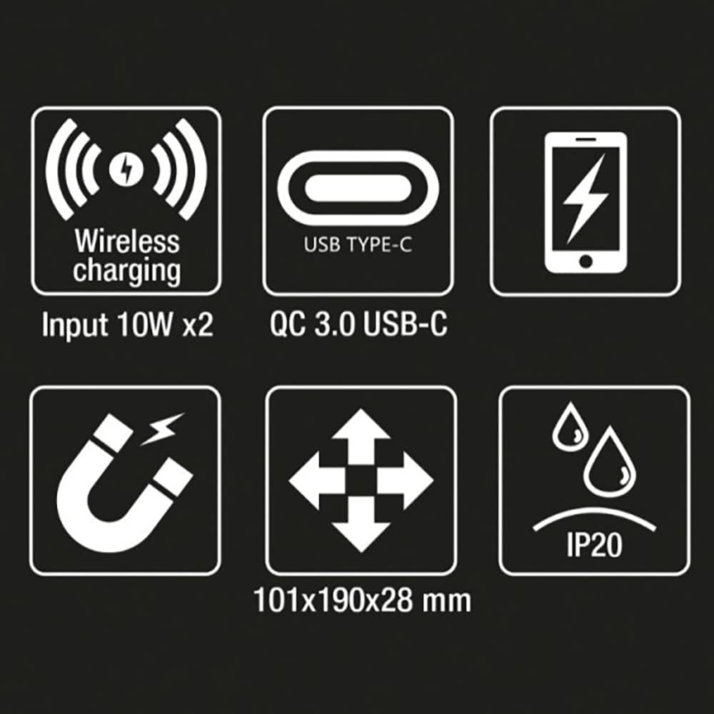 Beta Dual Magnetic Pad Wireless Charging Station. - Imagen 7
