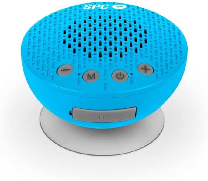 SPC Splash 2 – Wireless Bluetooth 5.0 Shower Speaker with Suction Cup, IPX5, FM Radio, Hands-Free, Blue - Imagen 5