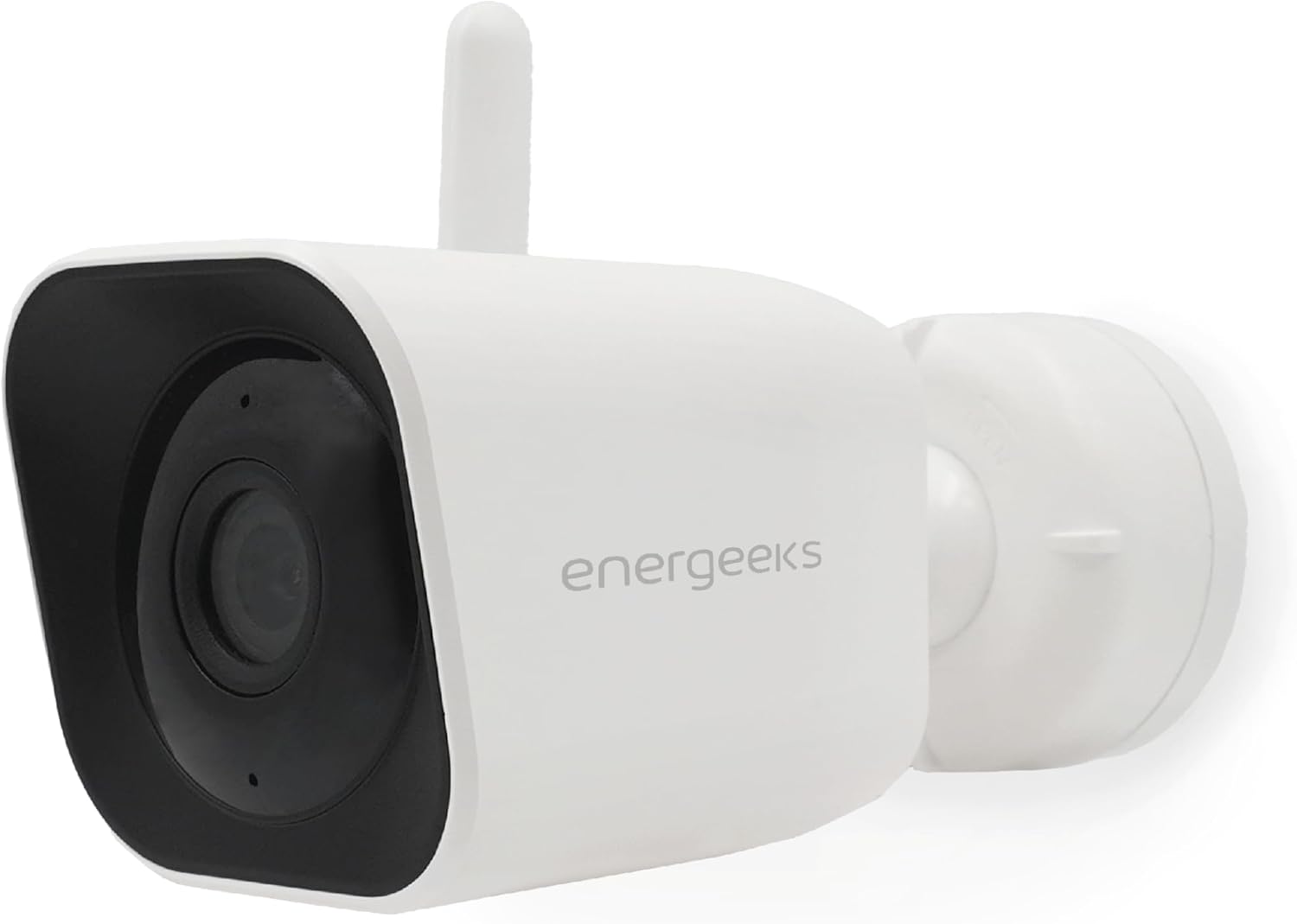 energeeks Guardian III - WiFi Outdoor Surveillance Camera - Dual 2.4/5GHz - 4MP Ultra HD - Bluetooth Installation - IP65 - Human and Sound Detection - Siren Deterrent - Home Security