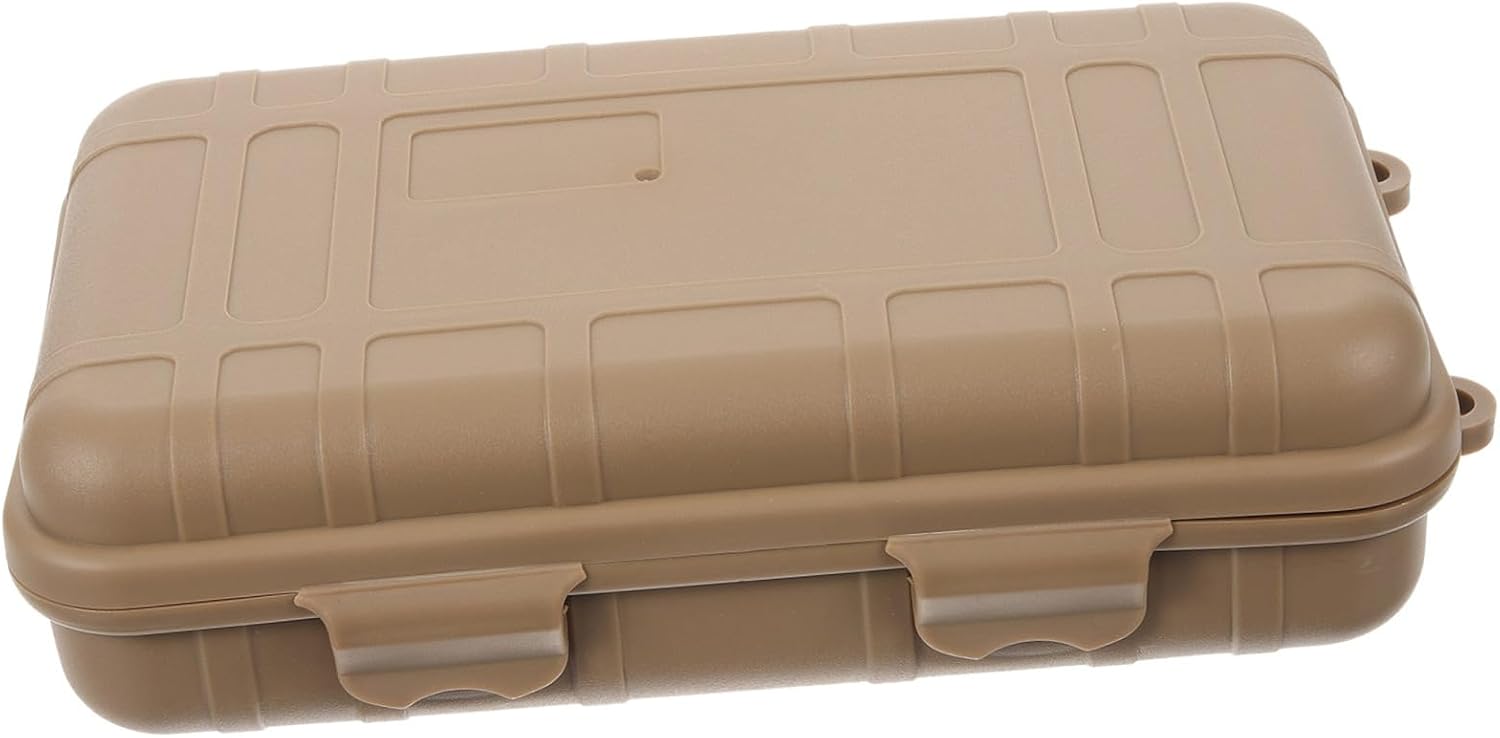 YARNOW Survival Accessory Box Tool Cases Multifunction Survival Cases Outdoor Survival Supply Suspenders Pages Survive | Caja Sellada, Formato Portátil, Uso al Aire Libre y Excursiones, Organización Práctica
