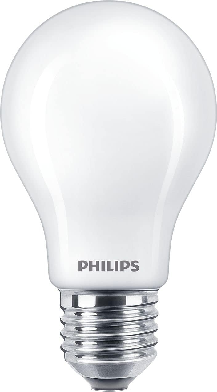PHILIPS - Glass LED Bulb, 60W, E27, Standard, Matte, Warm White, Non-Dimmable, Pack of 2 Units - Imagen 2