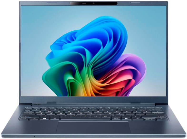 Acer Aspire 14 AI Copilot+ PC A14-11M, Laptop 14" WUXGA IPS (Qualcomm Snapdragon X X1-26100, 16 GB RAM, 512 GB SSD, Qualcomm Adreno, Windows 11 Home), Blue, Spanish QWERTY Keyboard - Imagen 8
