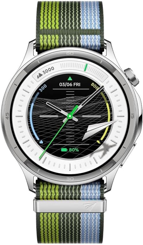OPPO Watch S Smartwatch – AMOLED 1.5 Inch Screen, Up to 10 Days Battery, ECG, SpO2, Over 100 Sports Modes, IP68 Resistance, Compatible with Android and iOS - Silver
